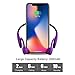 ZFKJERS Bone Conduction Headphones, Wireless Bluetooth 5.0 HD Stereo Open Ear Waterproof Sport Headset with Microphone for Running Driving Cycling (Purple)