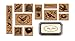 Cavallini Rubber Stamps Birds & Nests, Assorted with Ink Pad