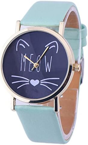 Womens Cat Watch,POTO JY-35 2017 New Cute Cat Meow Analog Quartz Watch Gift