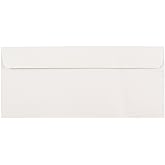 JAM PAPER #9 Commercial Envelopes - 3 7/8 x 8 7/8 - White - 50/Pack