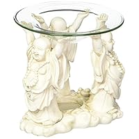Fragrance Foundry 10015872 Happy Buddha Oil Warmer, Multicolor