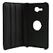 LK Luxury 360 Rotating Pu Leather Case Cover for Samsung Galaxy Tab 3 Lite 7.0 T110 / T111 & Free Screen Protector + Stylus Pen (Black)