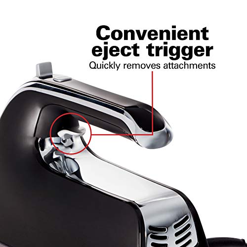 Hamilton Beach Electric Hand Mixer with SnapOn Case, Twisted Wire