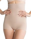 SPANX Women's Haute Contour High Waisted Shorty Shaper, Light Nude, C