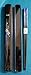 JapanBargain 3642, Japanese Portable Bamboo Chopsticks with Case, Yuzen Pattern Blue Floral Print, Made in Japan