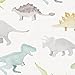 Carousel Designs Watercolor Dinosaurs Crib Sheet - Organic 100% Cotton Fitted Crib Sheet - Made in The USA