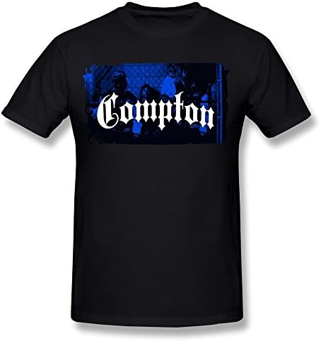 YJJ Men's Compton's Most Wanted Band Poster T-Shirts Size XXL Black