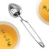 Happy Sales Long Handle Loose Leaf Snap Tea Infuser