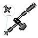Neewer Aluminum Alloy Articulating Magic Arm - 7 Inches/ 17.78 Centimeters, with 15mm Rod Clamp for Mounting LED light, Monitor, Flash to DSLR Camera or DSLR Movie Rig