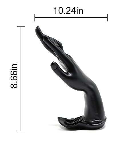 image for WERSHOW Bracelet Jewelry Display Stand Holder Hand Form Resin Ring Dis