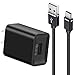 Quick Charger 3.0 USB Wall Charger +3.3ft USB C Cable 18W QC 3.0 Charger Quick Adapter Fast Charger Samsung Galaxy S9 S9 Plus S8 S8 Plus Note 8, Huawei P20/P20 Pro, LG G6 G5 V30 V20 (Black)