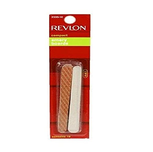 Rev Compact Emry Boards Size 10ct Revlon Compact Emery Boards Pk/10