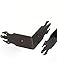uxcell Chest Box Corners Decor Angle Plates Brace Protectors 70x70mm 8pcs