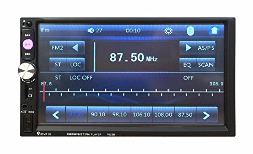 Naladoo 7 inch in dash car stereo mp5 player radio blue…