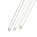 Me Plus Petite Initial Letter Alphabet Pendant Charm Gold Dipped Necklace Gold Silver Rosegold (23 Letters)