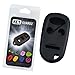 KEYGUARDZ Black Rubber Keyless Entry Remote Key Fob Skin Cover Protector