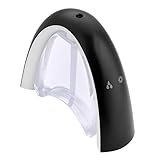 HLS Rainbow Cool Mist Humidifier 400ml Aroma Essential Oil Diffuser with 10+ Hours Running, Whisper-quiet Operation, Waterless Auto Shut-off, Message Board, 7 Color LED Night Light for Home - Black (Kitchen)