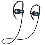Bluetooth Headphone, Rademax Stereo Wireless Sport Headphones Noise Cancelling Earphones Sweatproof Headsets with Mic for Running Jogging