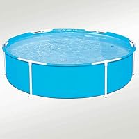 My First Frame Pool 60"x15" Mini Round Kids Wading Kiddie Swimming Pool Blue