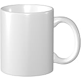 Custom Mug With Pictures, Personalized Ceramic Mug, Custom Coffee Mugs with Photo Text Logo, Tea Cup for Men & Women | Unique Gift Idea, White