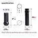 KSP 9/16-18 Lug Nuts 32 Pack, 2 inches Tall Spline Drive Cone Seat Black 9/16 x 18 Lug Nuts Compatible with 1994-2011 Ram 2500 3500 1988-1998 F250 F350 Aftermarket Wheels 8x6.5