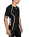Skins A200 Men's Short Sleeve Compression Top, Small, Black/Yellow