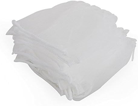 Egoelife 100 PCs Disposable Mesh Sink Sewer Filter Bag Strainer Rubbish Bag for Kitchen or Bathroom Sink