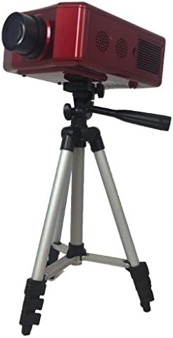 1800 Lumen Virtual Reality HD LED Video Projector with Tripod. Recommended for Virtual Santa in the Window Video Projection