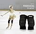iMucci Professional Protective Knee Pads - 0.78 inch Thick Sponge Non-Slip Sports Dance Kneepad (Back with Hole Size L)