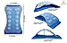 Top Back Stretcher + Comfy Silicon Cover - CHISOFT Lower Back Stretching Device Seen Doctors TV + Magnet Therapy, 3 Arched Levels Spine Stretcher, Lumbar Traction