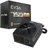EVGA 750 GQ, 80+ Gold 750W, Semi Modular, ECO Mode, 5 Year Warranty, Power Supply 210-GQ-0750-V1