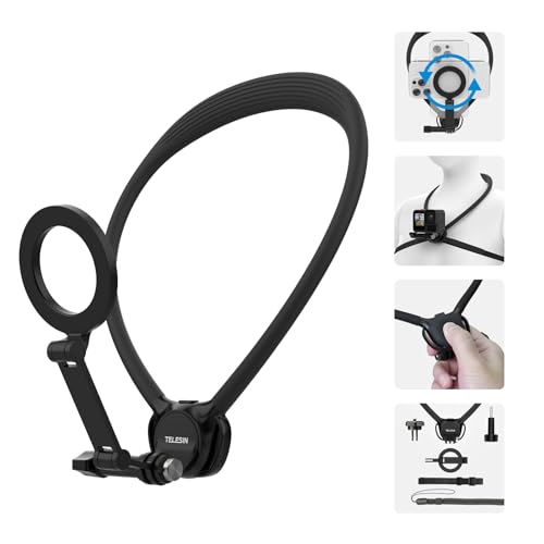 TELESIN SE 2.0 Support de Cou, Support magnétique pour... en promo sur Amazon