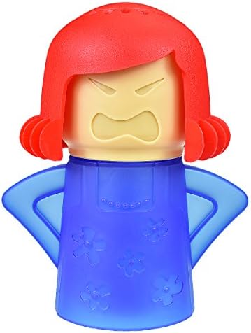 TANTAI Microwave Cleaner Tool Angry Mama,Healthy and Safe Cleaning Dishwasher Methods，Microwave Oven Steam Cleaner Easily Cleans The Stains in Minutes,Improve The Smell of Microwave Oven - Blue