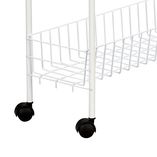 Household Essentials 05121 Slim Line 3Tier Metal Storage Cart
