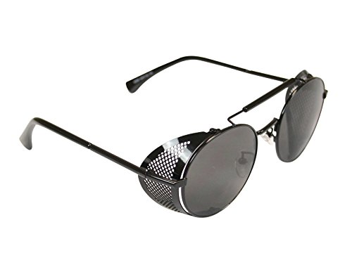 Historical Emporium Men's Chrononaut Steampunk Sunglasses Black