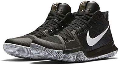 kyrie 3 white and black