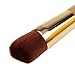 Fashion Base® Professional Double-Sided Eco-friendly Bamboo Handle Face & Body Flat and Angled Foundation Concealer Contour Buffing Brush