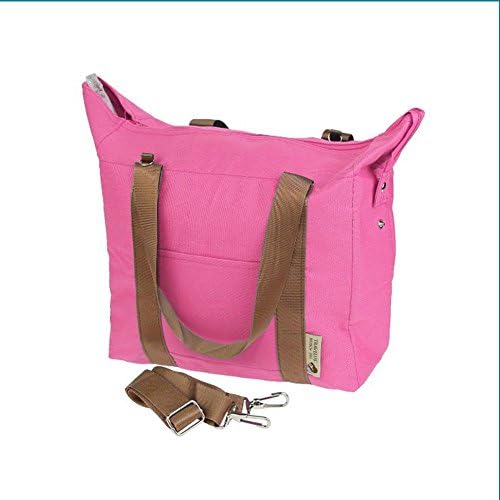Insulated Tote Waterproof Lunch Bag Cool Cooler Thermal Picnic Food Drink Holder (Hot Pink)