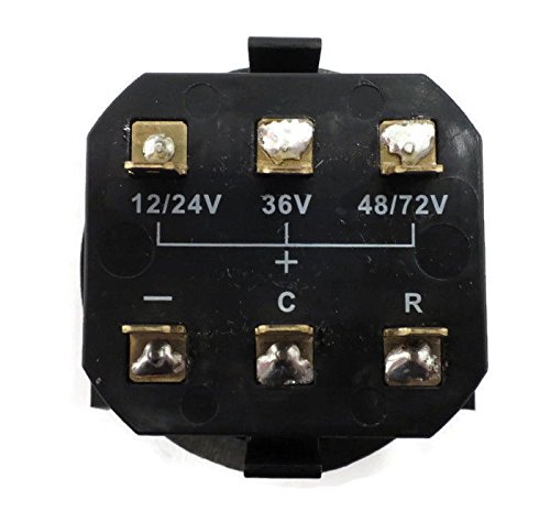 image for 12V 24V 36V 48V 72V VDC Volt BATTERY INDICATOR GAUGE / HOUR METER for 