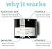 Eve Hansen Hyaluronic Acid Cream for Face | Natural Face Moisturizer, Neck Cream, Anti-Wrinkle Cream | Anti Aging Face Cream for Women, Mens Moisturizer for Face w/Organic Botanical Extracts 1.75oz