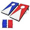 GoSports Portable Size Cornhole Game Set with 6 Bean Bags – Great for Indoor & Outdoor Play (Choose Between Classic or…