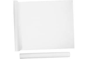 TEHAUX 2pcs White Drawing Paper Rolls Sketch and Watercolor Painting Paper for Craft Activity Compatible