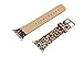 Apple Watch Bands,sports watch band,iwatch band 38mm Luxury Leather Replacement Band/Strap for Apple iWatch Series 1 & 2 Edition Versions 2015 2016(Gold)