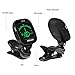 NEUMA Clip-on Tuner for Guitar,Bass,Violin, Ukulele,Mandolin,Banjo,Chromatic Tuning,Large LCD Screen