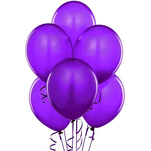 Balloons 24 Inch PARTY-TEX Premium Purple Latex Pkg/5