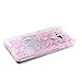 Galaxy Grand Prime Case,Creative Design Dynamic Flowing Liquid Floating Bling Sparkle Glitter Sparkle Star Love Heart Transparent Plastic Case for Samsung Galaxy Grand Prime G530 (Pink)