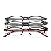 Optx 20/20 Classic Reading Glasses,+125 (Pack of 3)