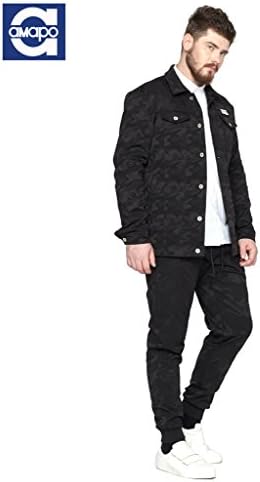 AMAPO 2017 Men's Oversized Jackets Fashion Camouflage All-Purpose Style Coats for Mens