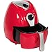 Best Choice Products 4.4qt Oil-Free Home Kitchen Electric Air Fryer w/Rapid Air Circulation, Temperature Control, Timer, Detachable Handles - Red