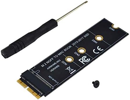 Arestech M 2 Nvme Ssd Convert Adapter For Upgraded Macbook Air Pro Retina Mid 13 17 Nvme Ahci Ssd Upgraded Kit For A1465 A1466 A1398 A1502 Standard Size Amazon Sg Electronics